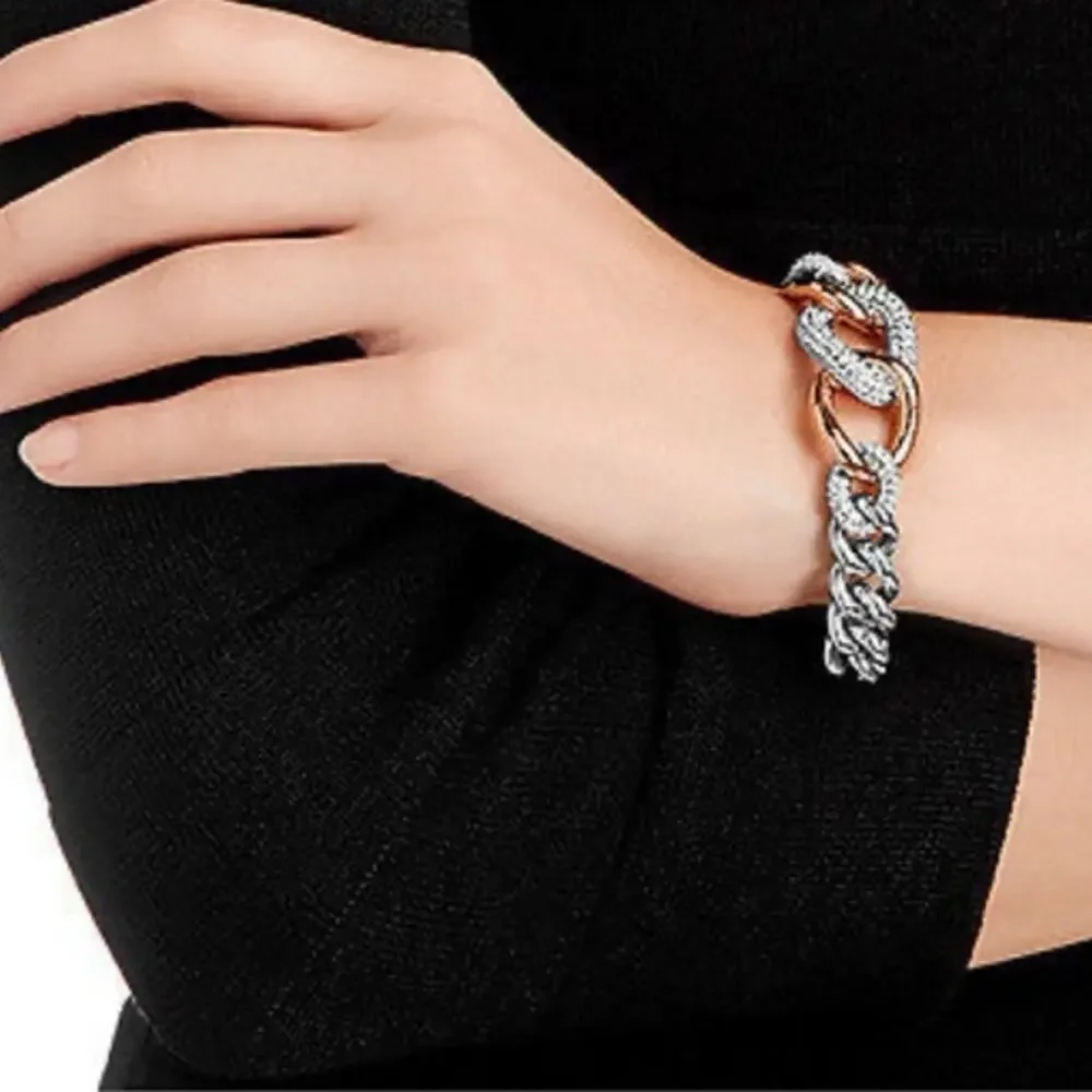 Swarovski chunky metal